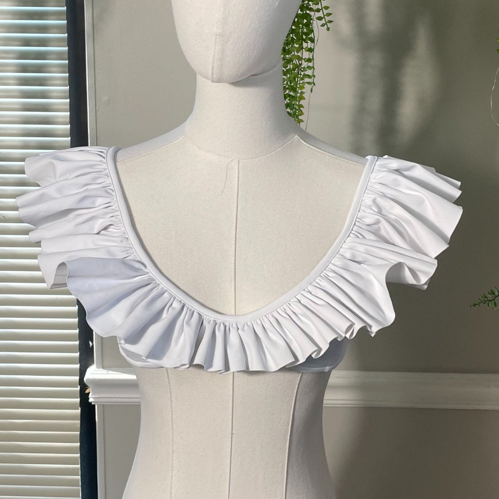 Caroline Constas | Anastasia Bikini Top In White